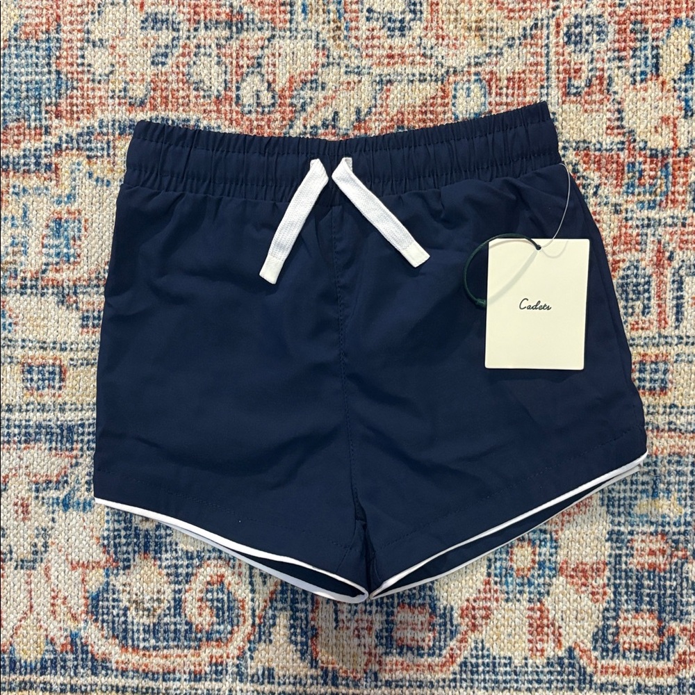 Cadets Cabana Swim Shorts in Navy SZ 4/5 NWT